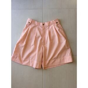 Outback Red Bermuda Walking Shorts High Waist Pleated